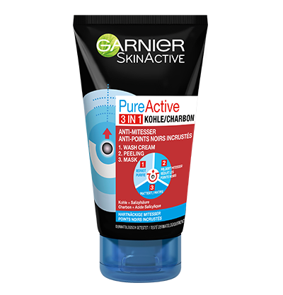 gesichtspflege gesichtspflege marken pure active pureactive 3 in 1 kohle